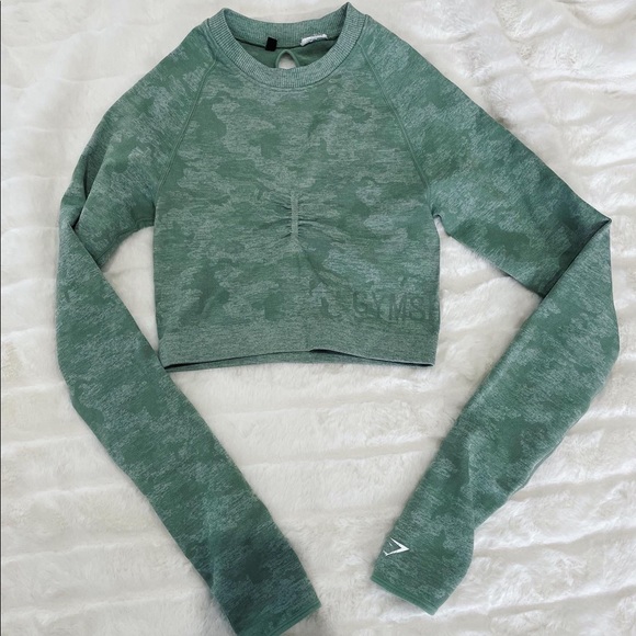 Gymshark Long Sleeve Crop Top - Picture 1 of 5
